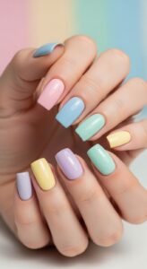 11. Pastel Nails