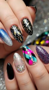 15. Party Style Nails