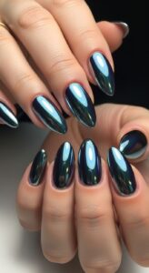 6. Chrome Nails