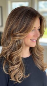 7. Long Layers with Soft Curls