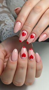 8. Heart Nails 