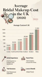 Average Bridal Makeup Cost in the UK (2026)