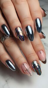 Stunning Chrome Nail Design Ideas