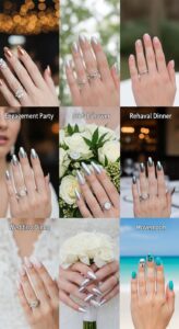 Best Chrome Nail Colours for a Wedding