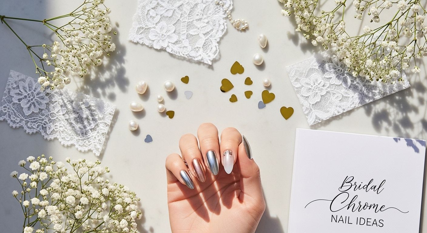 Chrome Nails for Wedding Bridal Nail Ideas Guide