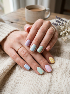 10 Soft Pastel Polka Dot Nails for a Sweet Everyday Look