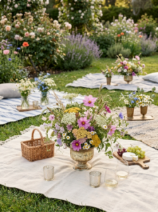 2. Wildflower Rustic Centerpieces