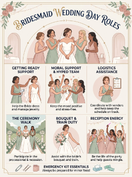 Bridesmaid Wedding Day Roles