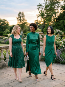 Emerald green dresses
