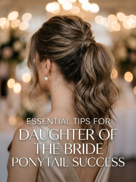 Essential Tips for Daughter of the Bride Ponytail Success