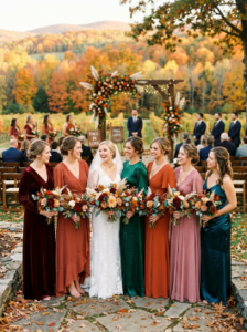 Fall Bridesmaid Wedding Dresses