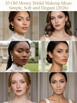 35 Old Money Bridal Makeup Ideas: Simple, Soft and Elegant Looks (2026)
