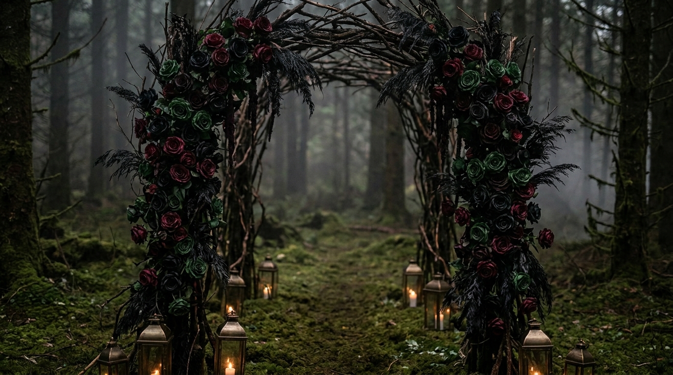 10 Moody Wedding Decor Ideas That Feel Dark, Romantic & Unforgettable