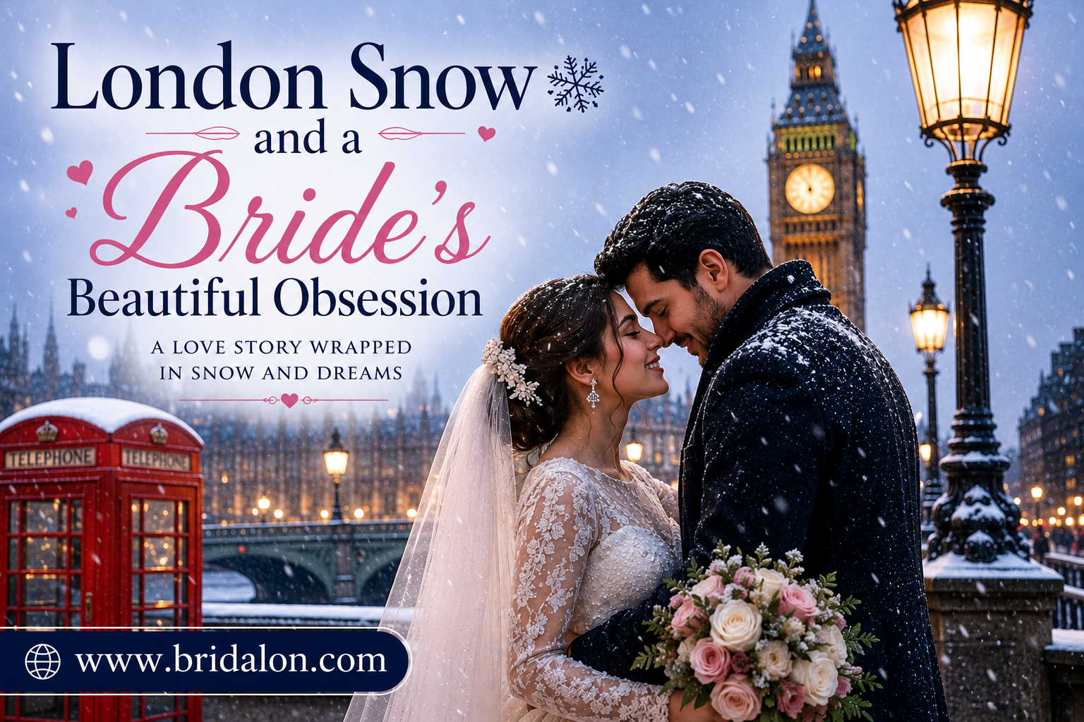 London Snow and a Bride's Beautiful Obsession