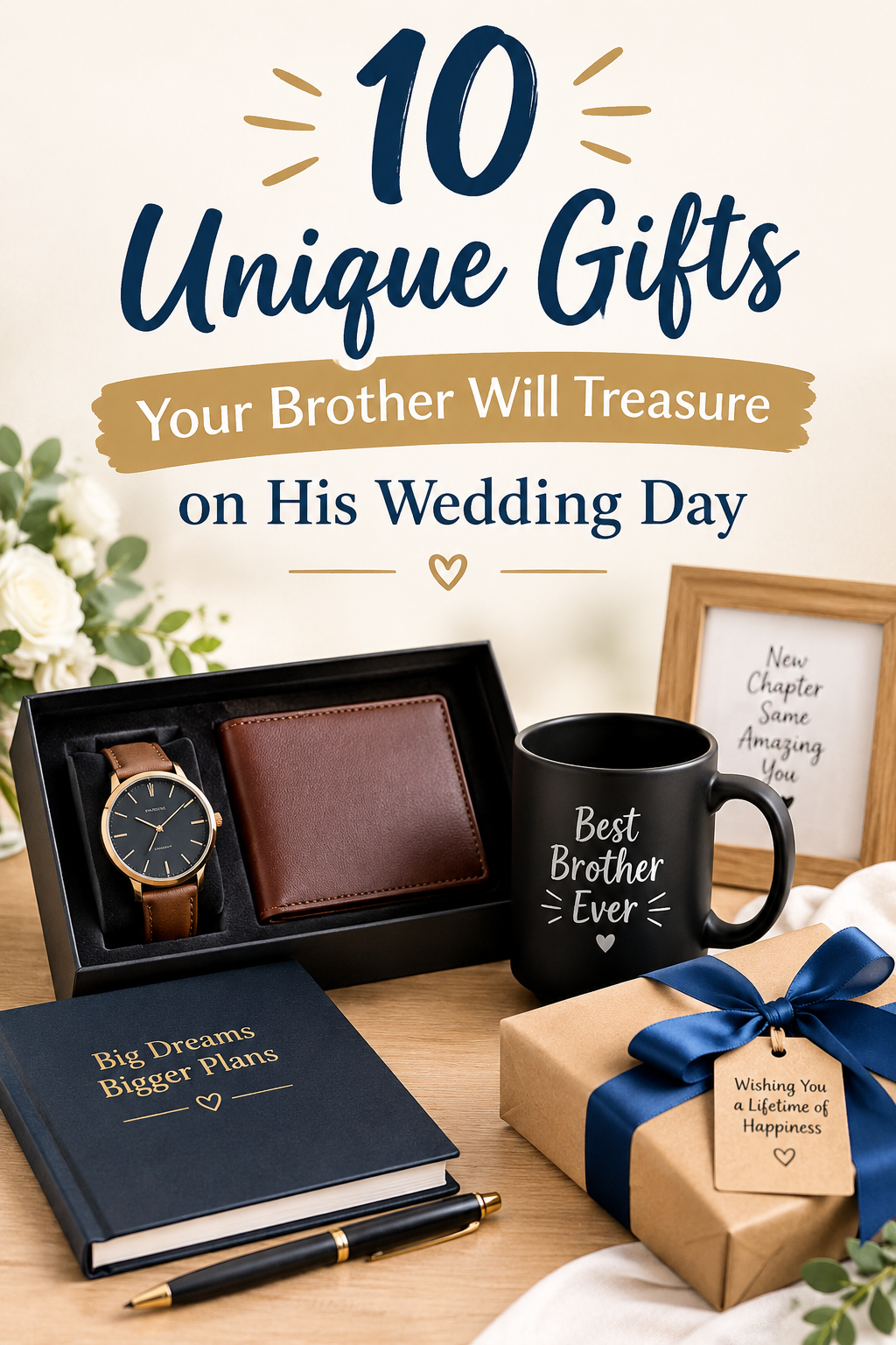 10 Unique Gifts Your Brother Will Treasure on His Wedding Day