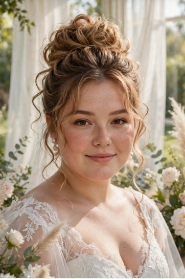 Bridal Hairstyles for Round Faces: 10 Flattering Styles