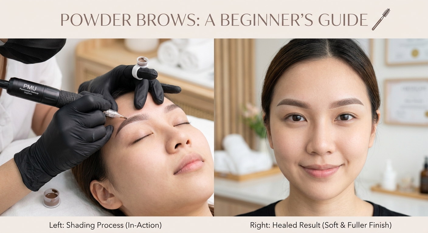 Powder Brows: A Beginner’s Guide to Soft, Fuller Eyebrows