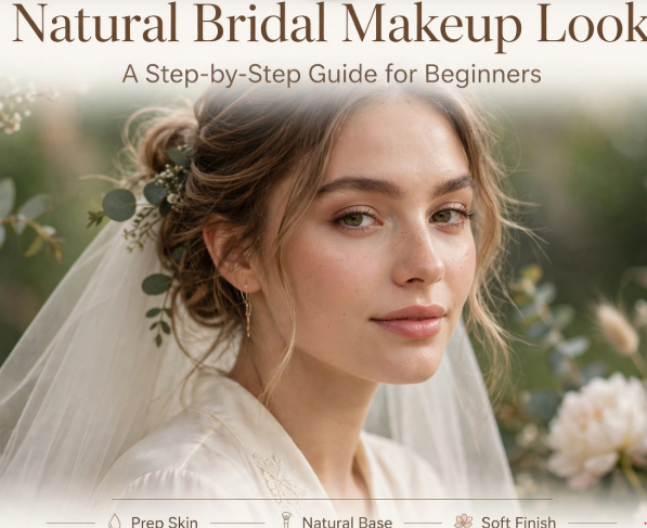 Natural Bridal Makeup Look: A Step-by-Step Guide for Beginners